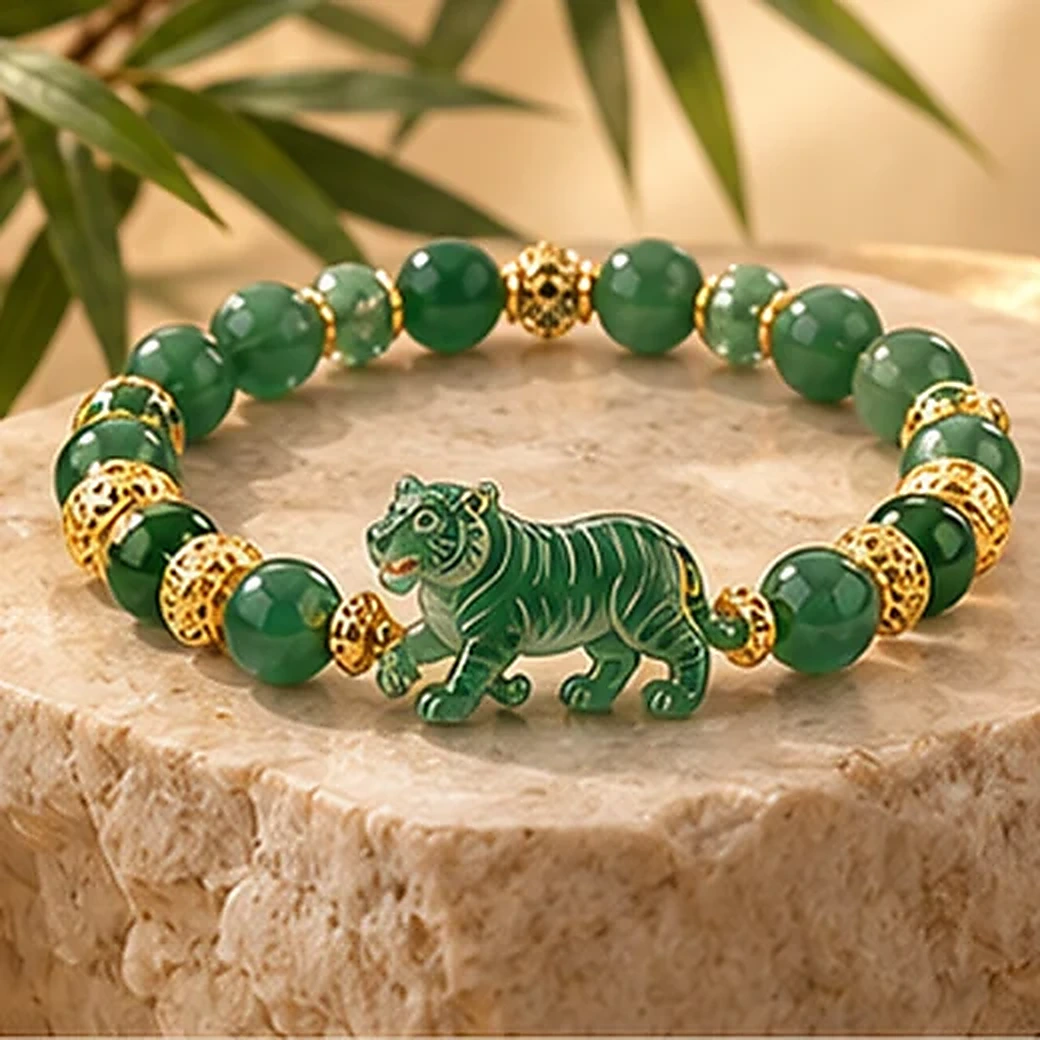 Tiger crystal bracelet