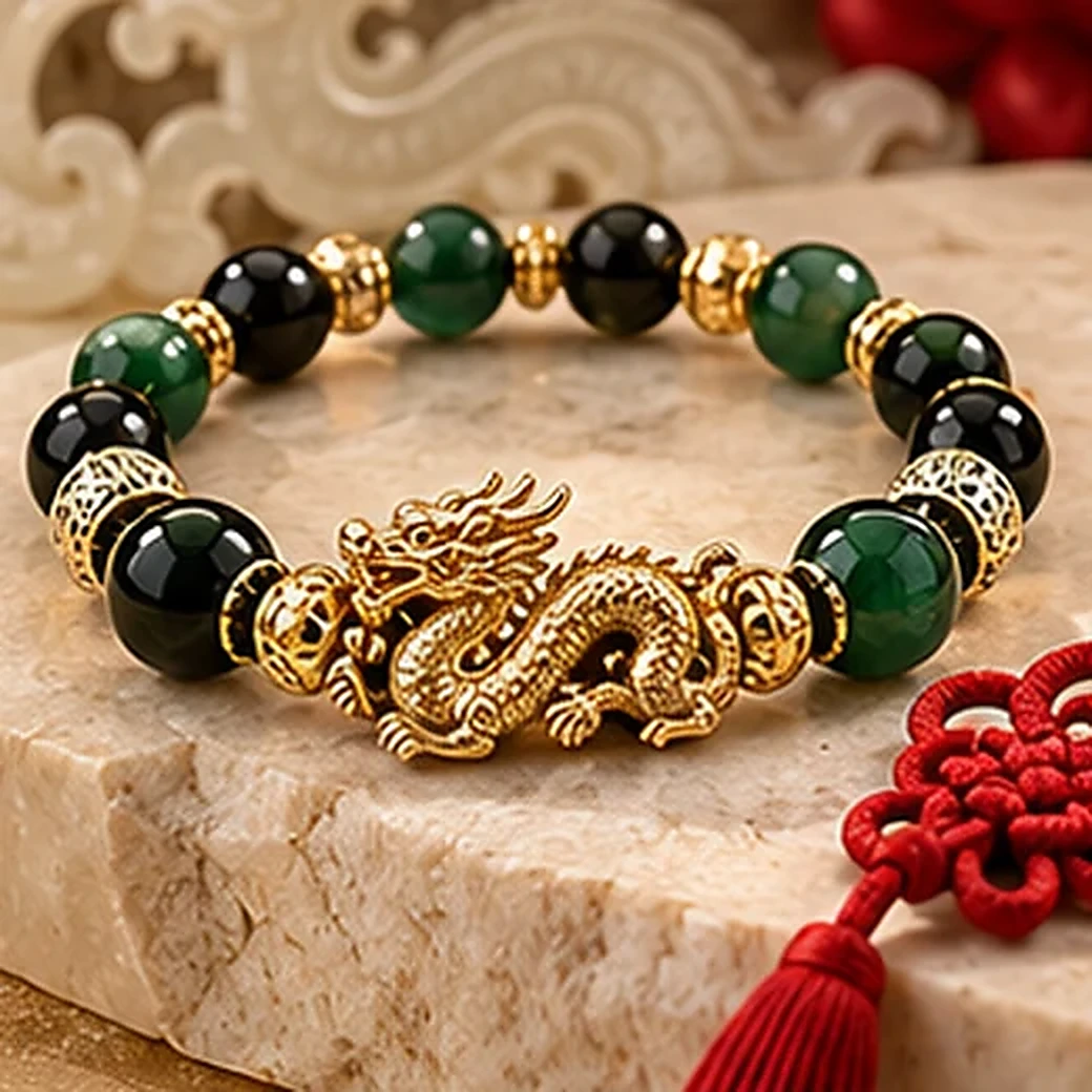 Dragon crystal bracelet