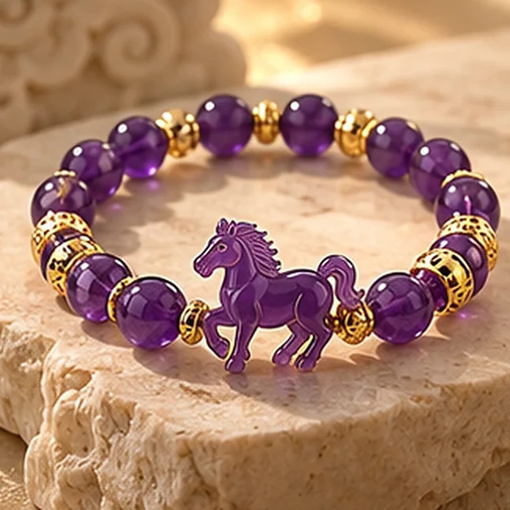 Horse crystal bracelet