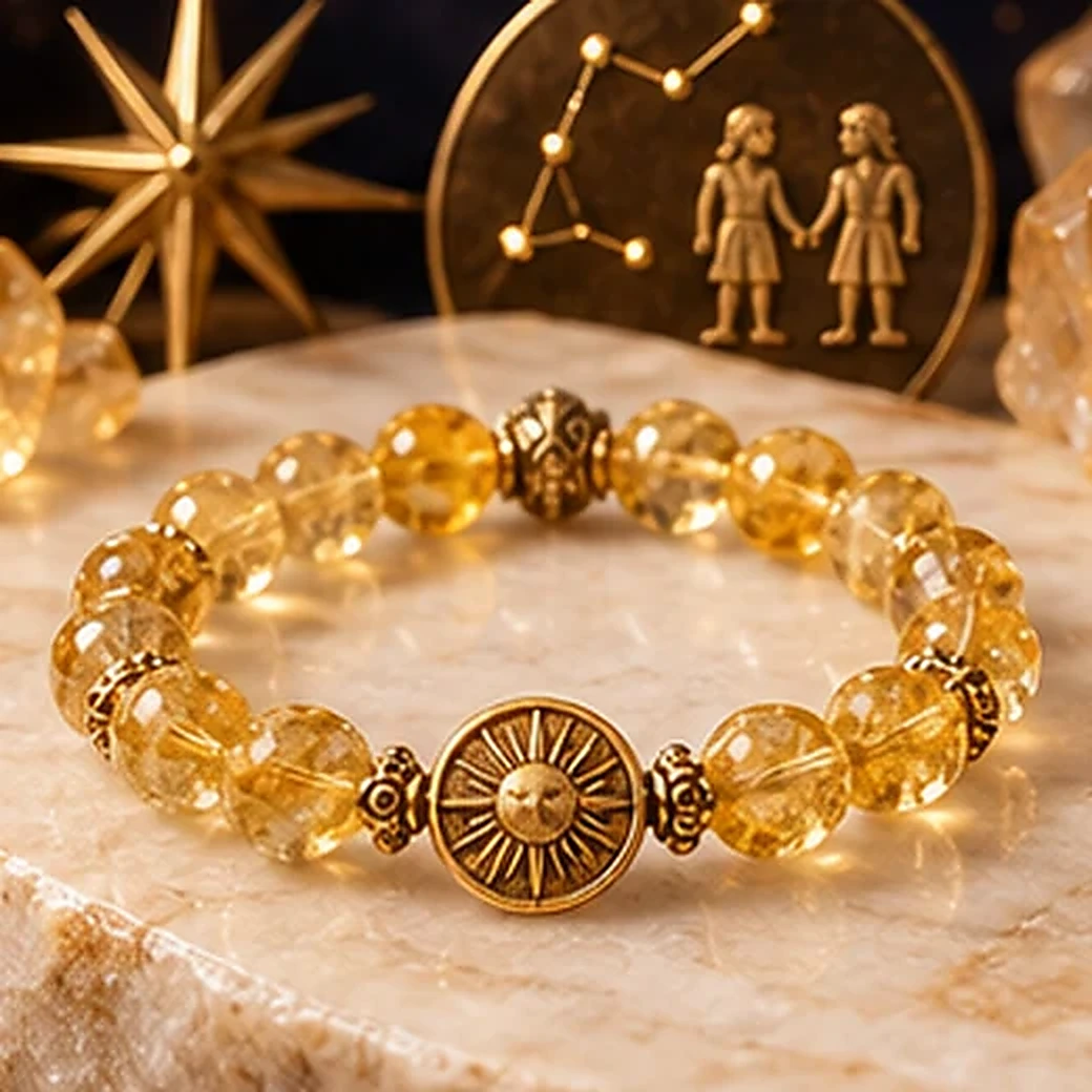 Gemini crystal bracelet