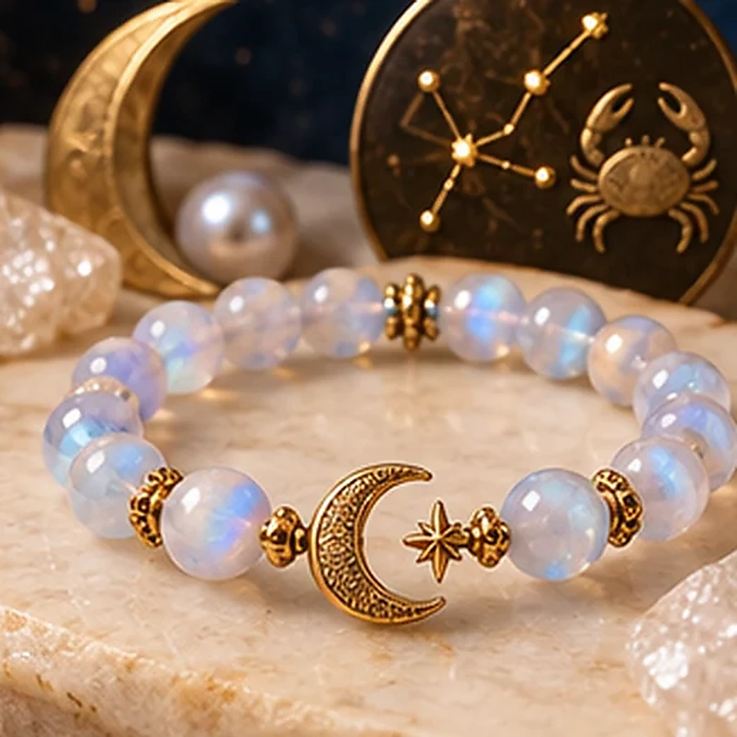 Cancer crystal bracelet