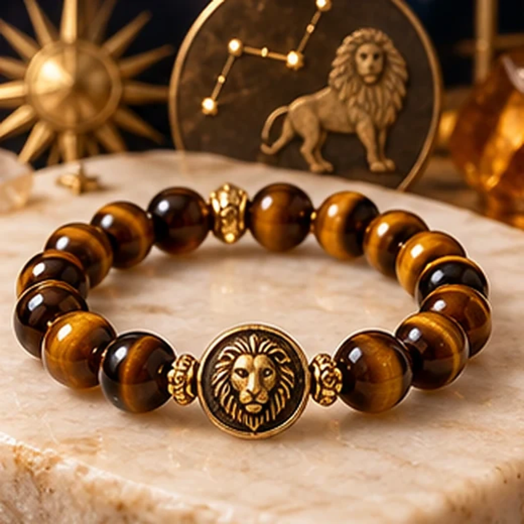 Leo crystal bracelet