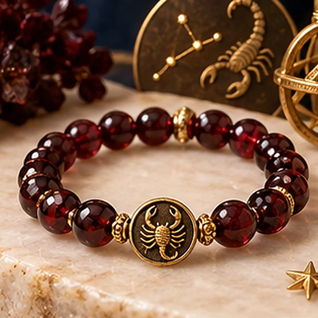 Scorpio crystal bracelet