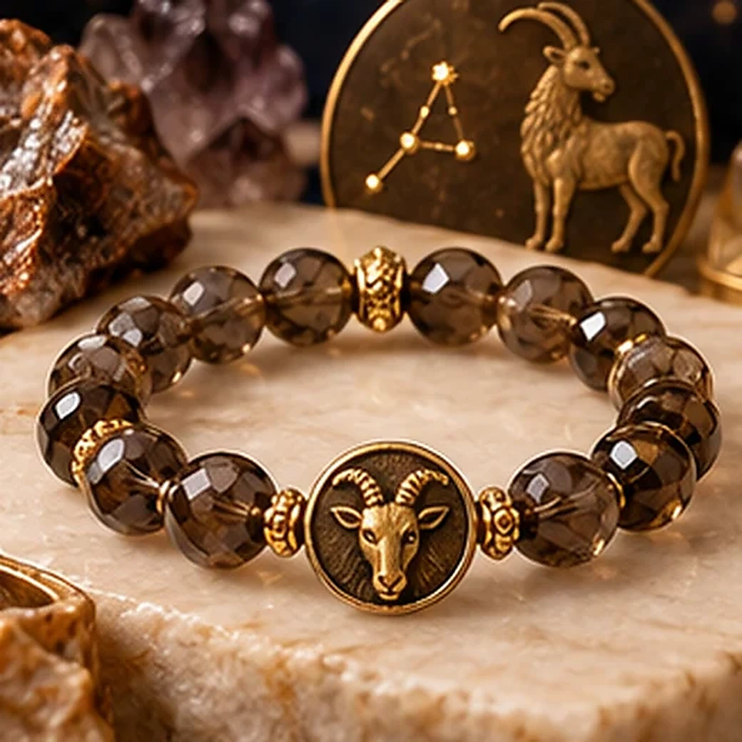 Capricorn crystal bracelet